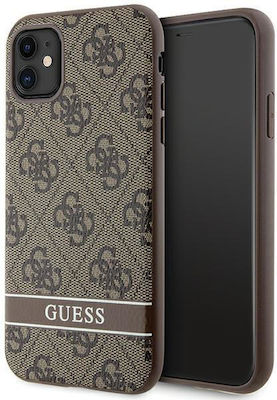 Guess Plastic Back Cover Durable Brown (iPhone 11)