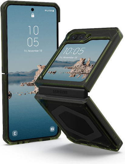 UAG Plyo Pro Back Cover Σιλικόνης / Πλαστικό Μαγνητικό Χακί (Galaxy Z Flip)