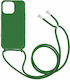 Green On Back Cover Σιλικόνης με Λουράκι Πράσινο (Galaxy A53)