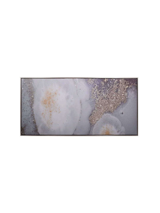 Fylliana White Flowers" Κάδρο σε Καμβά 60x120cm