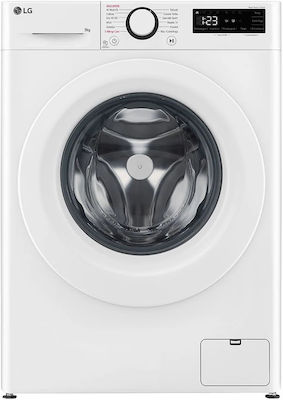 LG Πλυντήριο Ρούχων 9kg με Ατμό 1400 Στροφών F4R3009NSWW