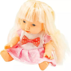 Gounaridis Toys Baby Doll White-Pink for 3+ Years Old 17 cm.