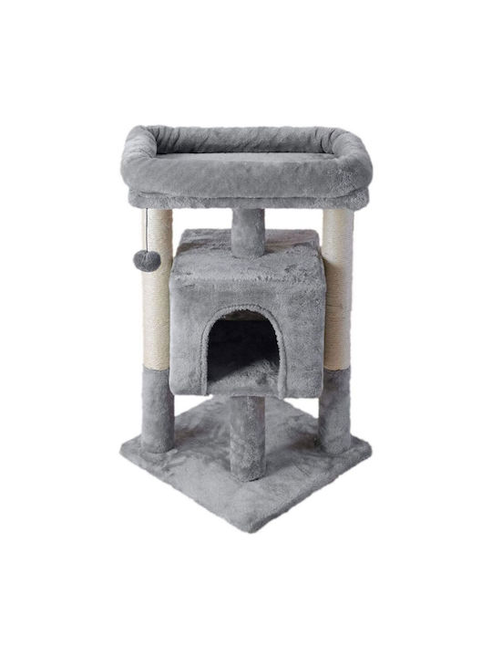 Animal Cat Scratching Post Cat Trees Gray 41x41x72cm.