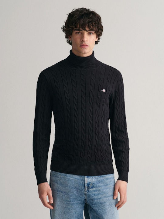 Gant Long Sleeve Sweater Black