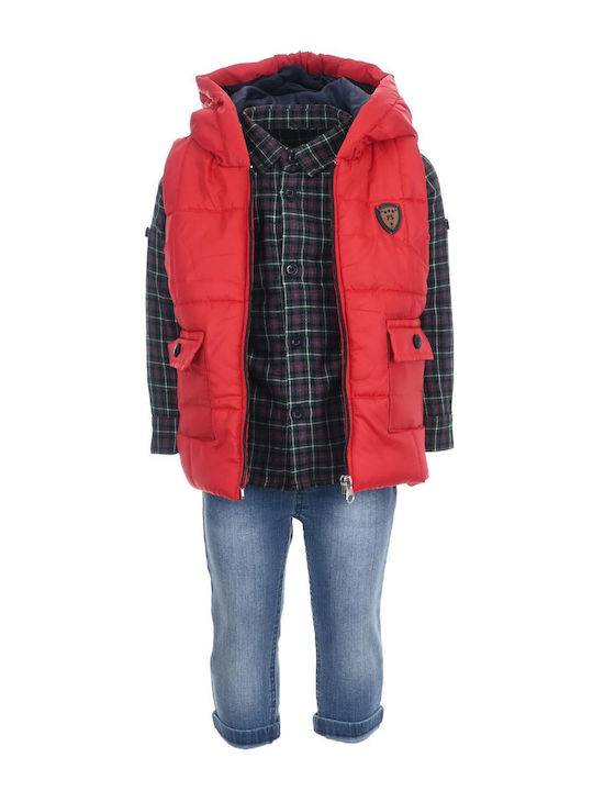 Restart for kids Set Winter 3pcs Red