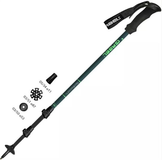 Gabel Northwood Fl Τηλεσκοπικά Μπατόν Ορειβασίας Αλουμινίου 2τμχ Πράσινα