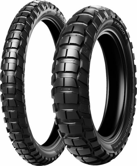 Metzeler Karoo 4 100/90-19 Fără cameră de aer / TT Sport Anvelopă motocicletă Spate