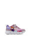 Παιδικά Sneakers με Φωτάκια Λιλά