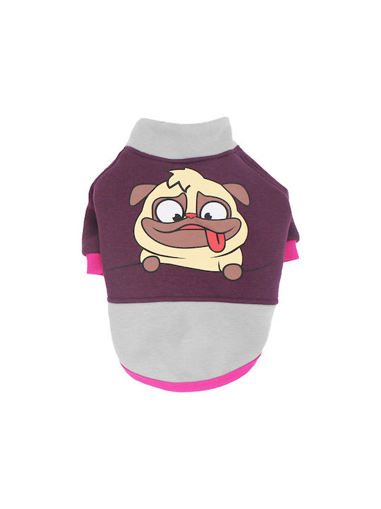 Glee Loki Sweatshirt Hund in Lila Farbe 43cm.