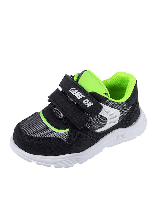 Farot Παιδικά Sneakers με Σκρατς Μαύρα