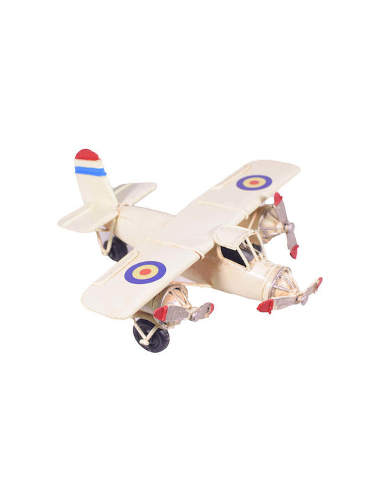 Vintage Metallic Miniature Airplane