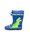 Bull Boys Kids Wellies with Internal Lining Blue