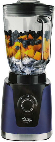 Mixer mit Glaskrug 1,5 l 350 W Blau 615068