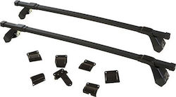 Hermes Roof Bars Metallic Kit (with Roof Rack Legs) Silver