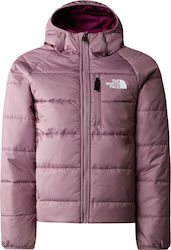 The North Face Gray Reversible Double Sided with Ηood