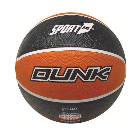 Sport1 Dunk Size No7 Παιδική Μπάλα Μπάσκετ Κόκκινη