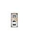 Kallisti Glass Hanging Handmade Grey Glass Wall Decor 24x12cm