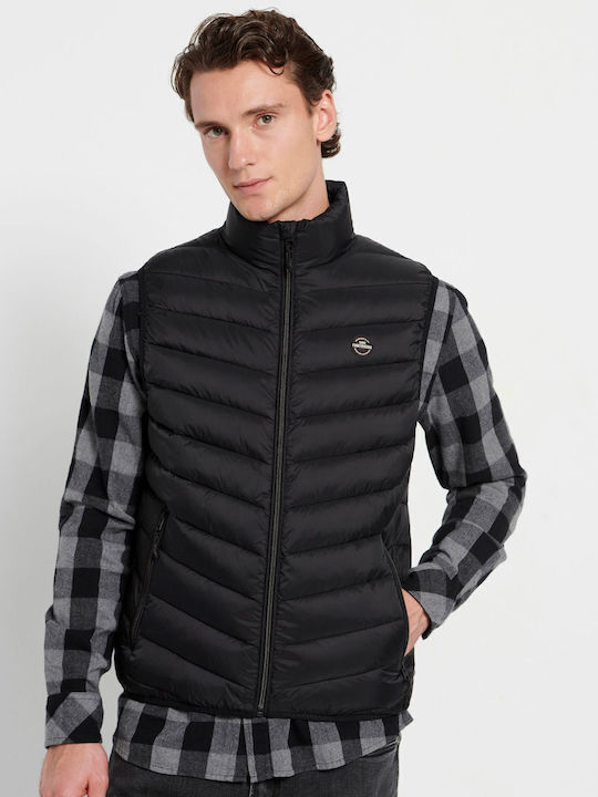 Sleeveless Jacket Puffer Black