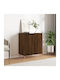 Sideboard Wooden Brown Oak 60x35x70cm