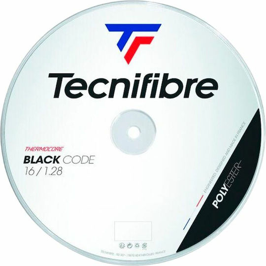 Tecnifibre Χορδή Τένις Μαύρη 200m, Φ1.32mm