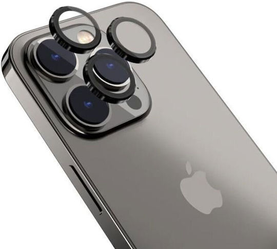 Lens Cover Προστασία Κάμερας Tempered Glass Μαύρο για το iPhone 13 Pro