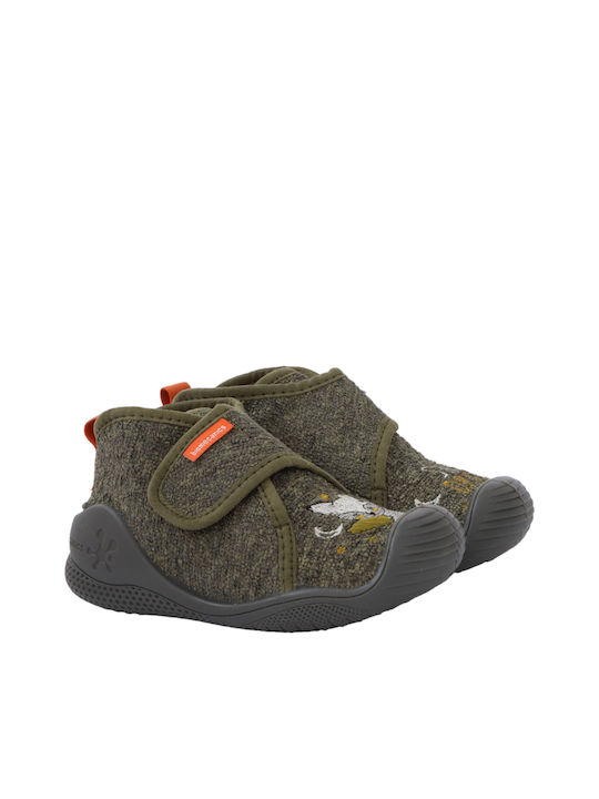 Biomecanics Bootie Slippers Khaki