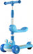 Kids Scooter Foldable 3-Wheel with Seat Light Blue