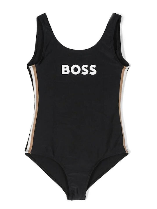 Boss Kids Swimwear One-Piece Black