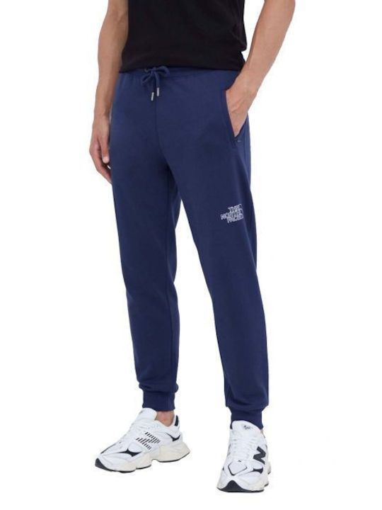 The North Face Men's Sweatpants with Rubber Navy Blue