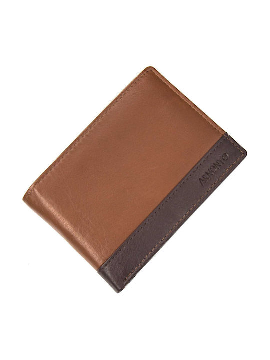 Leder Herren Geldbörse Karten mit RFID Tabac Braun