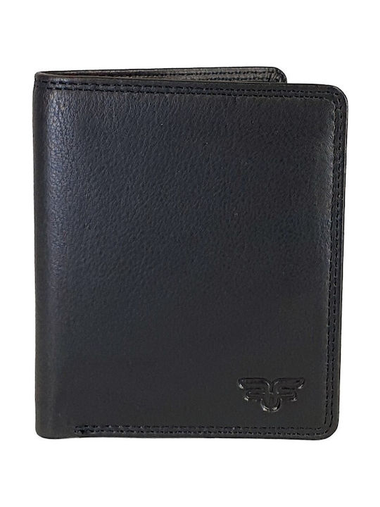 Forest Leather Men's Wallet Cards Black