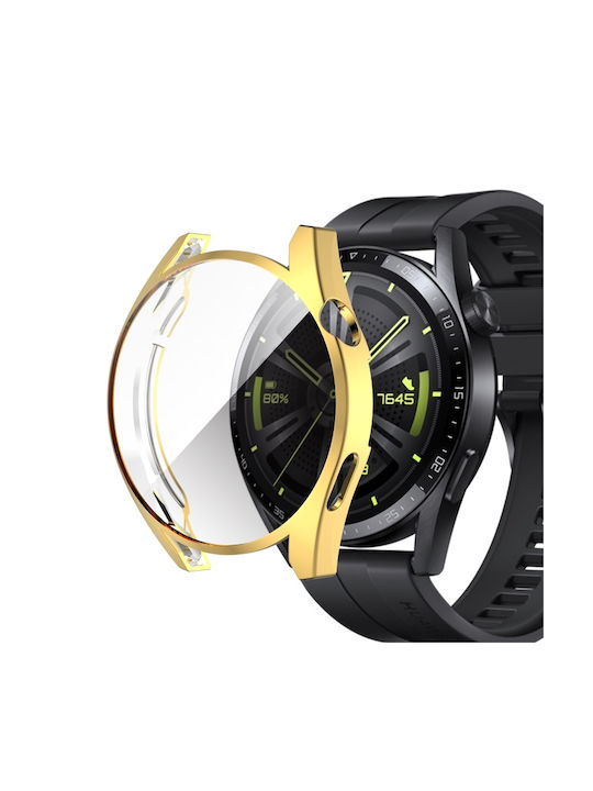 Silicone Case in Gold color for Huawei Watch GT 3 46mm