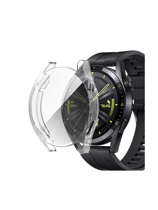 Carcasă de Silicon în culoarea Transparent pentru Huawei Watch GT 3 46mm