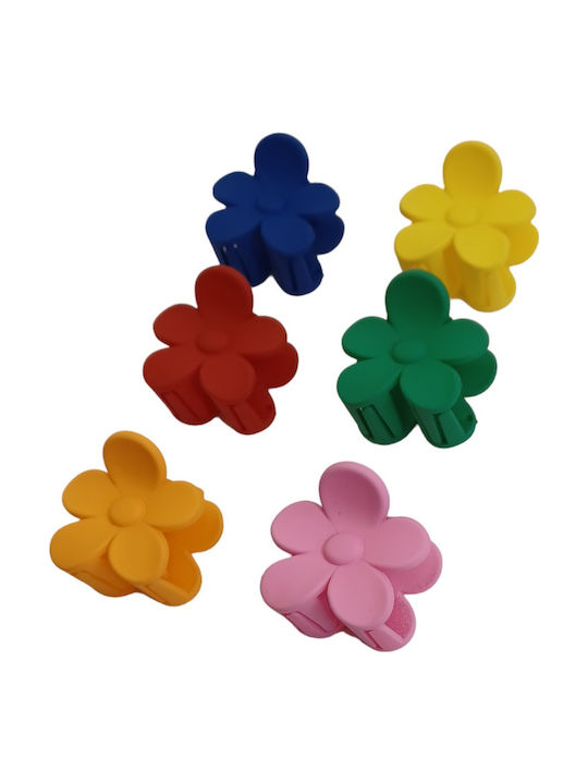 Ro-Ro Accessories Kinder Haarspangen Blume in Rosa Farbe