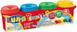 Luna 4 Plastilinas of Plasticine for 3+ Years 000620526