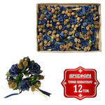 Marhome Christmas Decorative Wreath 99-00-9941 BLUE