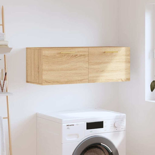 vidaXL Cabinet de baie L100xA36.5xÎ35cm Sonoma