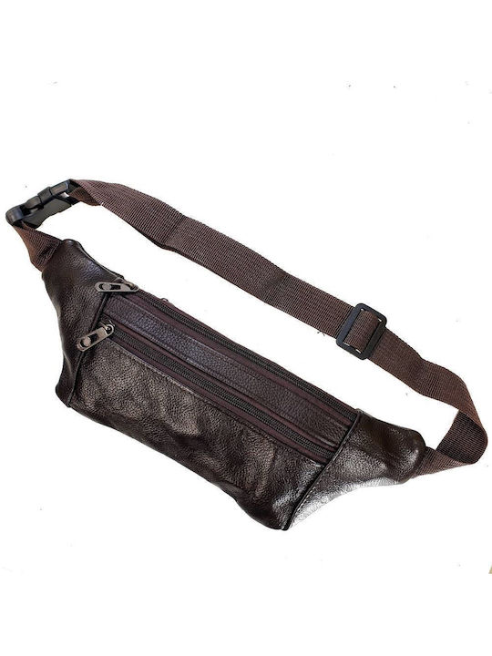 Mojo L454 Leather Waist Bag Brown