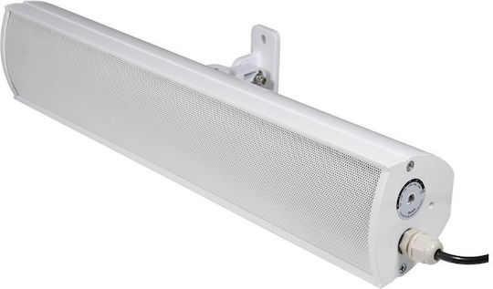 Adastra F40V Passive Outdoor Installation Speaker 40W Piece 17.5x9.7x50cm White
