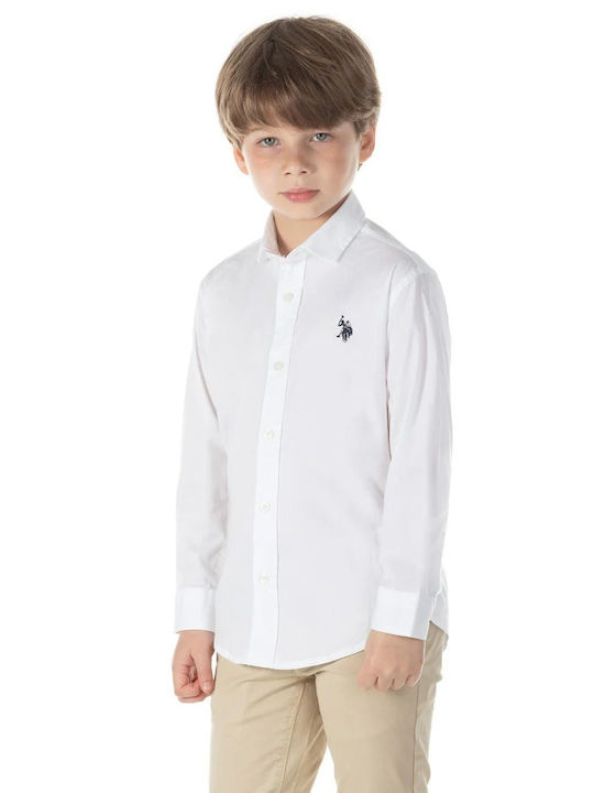 U.S. Polo Assn. Kids Shirt White