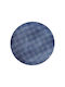 TnS Plate Desert made of Porcelain Blue with Diameter 19cm