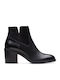 Lo Leder Stiefeletten Damen Schwarz