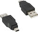 InLine Μετατροπέας mini USB male σε USB-A male 1τμχ 33441C
