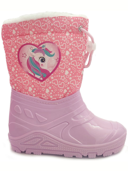 Disney Kids Wellies Pink