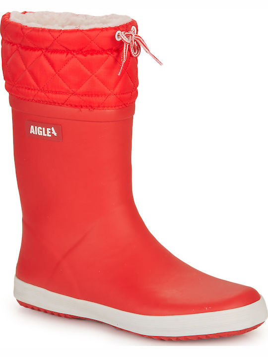 Aigle Kids Wellies Giboulee Red