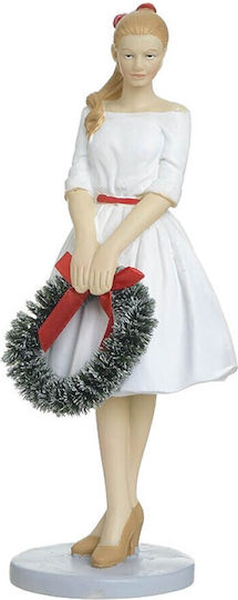 Inart Weihnachtliche Kunststoff Figur Länge 8cm