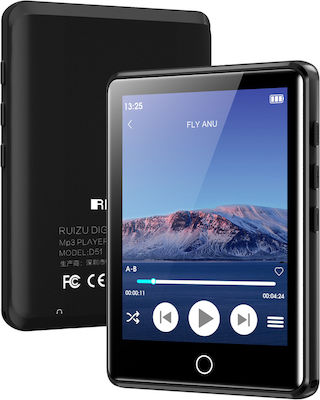 Ruizu MP3 Player (8GB) with TFT Touch Screen 2.8" Black