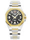 Swiss Alpine Military by Grovana Men's Watch 42mm Battery with Silver Metal Bracelet
