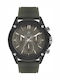 Beverly Hills Polo Club Men's Watch Battery with Green Rubber Strap