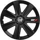Versaco Set Capace De Roți Auto Gtx 14" Compatibilitate Alfa Romeo 4 Bucăți Negre